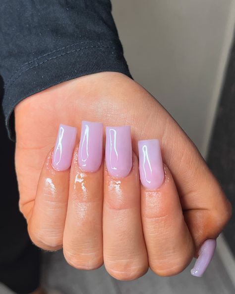 The perfect pink to a tea 💓 -pink opal @glitterbels #pinkacrylicnails #plainnails #manchesternailtech #manchesternails Purple Translucent Nails, Lavender Pink Nails, Translucent Nails, Plain Nails, Lavender Nails, Lavender Pink, Pink Acrylic Nails, Perfect Pink, Pink Opal