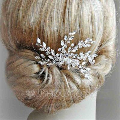 [£ 6.00] Beautiful Crystal/Rhinestone Combs & Barrettes (Sold in single piece) (042137967) Bridal Hair Combs Pearl, Rhinestone Hair Comb, Hair Comb Accessories, Crystal Hair Comb, Hair Accessories Collection, Bridal Comb, Chiffon Evening Dresses, Hair Comb Wedding, Crystal Accessories