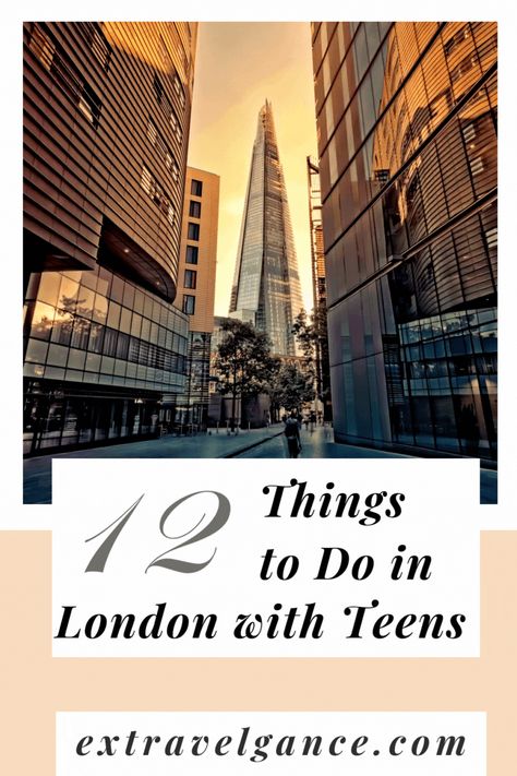 Planning a trip to London with teens in tow? Here are 12 awesome activities and experiences you can do with them to ensure your trip is fun and memorable!

https://extravelgance.com/london-with-teens/ London With Teens, Trip To London, Tourist Trap, Things To Do In London, River Boat, Planning A Trip, Awesome Things, Birds Eye View, London Travel