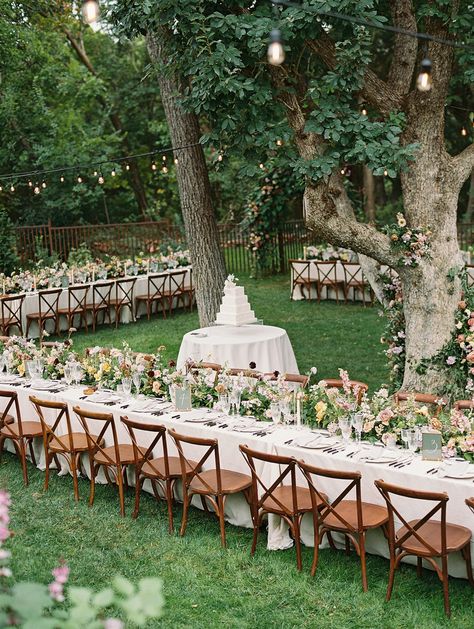 A Backyard Garden Wedding in Oklahoma City with the most exquisite florals via Magnolia Rouge Bussaco Palace, Backyard Garden Wedding, Forest Fairytale, Wedding Portugal, Erin Wilson, John Anderson, Catholic Wedding Ceremony, Wedding Setup, Magnolia Wedding