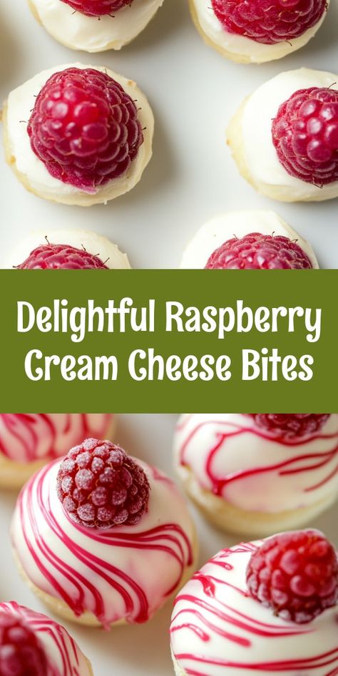 Preparing these Delightful Raspberry Cream Cheese Bites brought immense joy as I shared the process with my daughter. The laughter, anticipation, and the sweet aroma filled our kitchen, making it a perfect bonding moment during a quiet weekend at home. Delightful Raspberry Cream Cheese Bites, Strawberry Cream Cheese Bites, Raspberry Cream Cheese Bites, Raspberry Cream Cheese Bars, Raspberry Cream Cheese Cookies, Sweet Cream Cheese Filling, Berry Cream Cheese, Cream Cheese Bites, Raspberry Cream Cheese