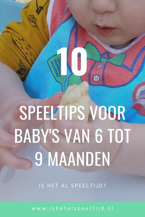 Wil je weten welke activiteiten leuk zijn voor baby's van 6 tot 9 maanden? Of ben je zelf even inspiratieloos? Doe wat ideeën op door even op ishetalspeeltijd.nl te kijken. Puppy Chow, Baby Time, Family Parenting, Diy Baby, Baby Play, Sensory Play, Baby Games, Family Life, Baby Items