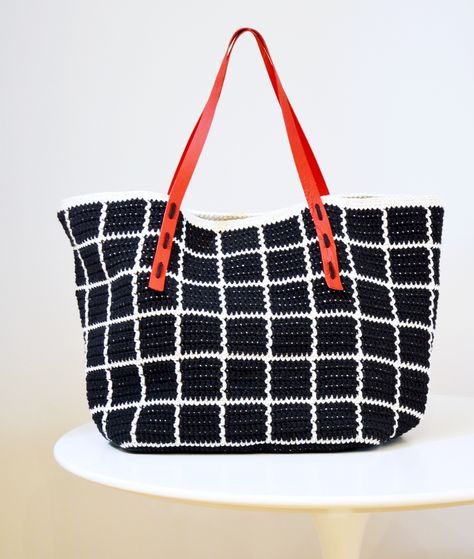 Molla Mills, Cool Crochet, Crochet Bag Tutorials, Crochet Bag Pattern Free, Cotton Bags, Creative Crochet, Bag Pattern Free, Tapestry Bag, Wicker Bags