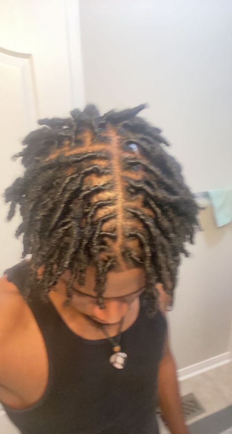 Male Starter Locs, Short Loc Extensions, Curly Locs Men, Starter Locs Men, Loc Sizes, Male Locs, Mens Twists, Instant Locs, Twist Hair Men