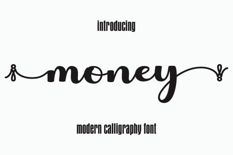 Money is a lovely and chic script font. No matter the topic, this font will be an incredible asset to your fonts’ library, as it has the potential to elevate any creation. Try before you buy Money font for iOS, Android, macOS, or Windows for free, or you can download the full version with a […] The post Money Font appeared first on FreeFontDL. Money Font, Modern Calligraphy Fonts, Font Generator, Calligraphy Fonts, Elegant Invitations, Modern Calligraphy, Script Fonts, Script Font, Ios