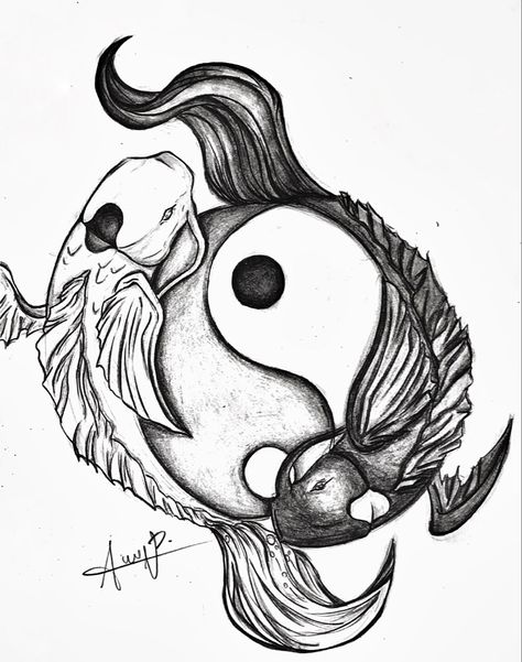 Sketch of the representation of balance #yinandyang #drawing #painting #sketch #drawing idea Balance Drawing Ideas, Ying Yang Drawing, Jellyfish Design, Mask Drawing, Balance Art, Meaningful Drawings, Painting Sketch, Yin And Yang, Ying Yang