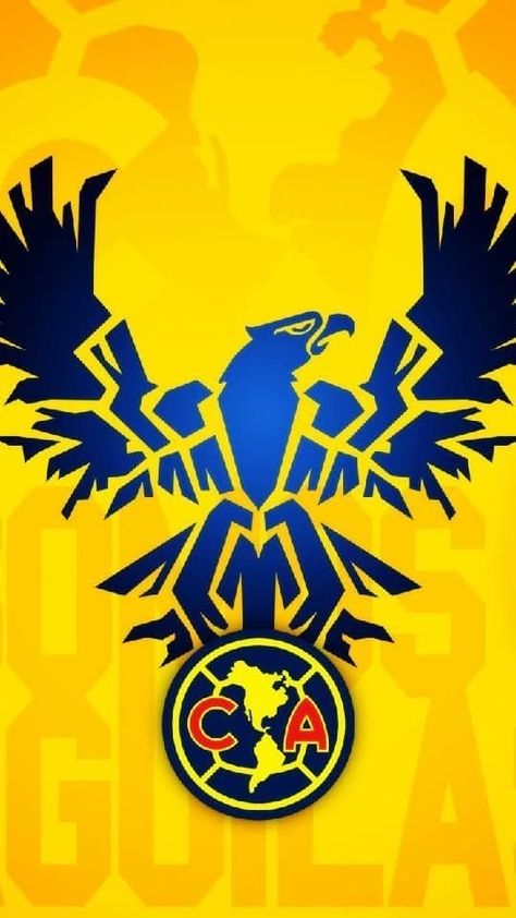 Logo America Futbol, America Soccer Team, Club America Wallpaper, Club America Logo, Cheering Crowd, Werewolf Drawing, Aztec Drawing, America Wallpaper, Aztec Artwork