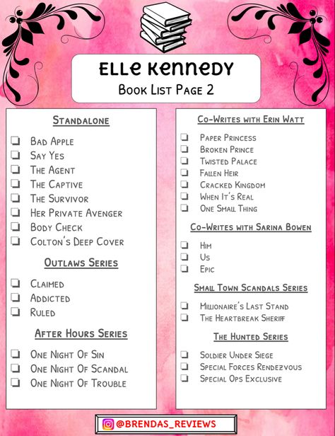 Romance Book Checklist, Booktok Checklist Romance, Booktok Checklist, Book Checklist, Book Trackers, Tbr Books, Books Journal, Reading Girl, Book Tok