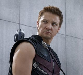 did I pin this already?? Jeremy Renner Avengers, Marvel Universe Characters, Hawkeye Avengers, Youre Mine, Jeremy Renner, Feeling Down, Hawkeye, The Way You Are, Avengers Assemble