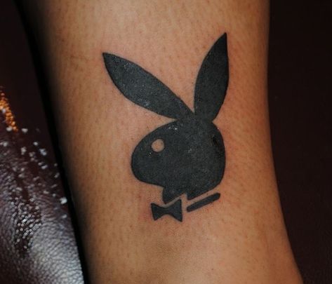 Playboy Tattoo Design, Playboy Bunny Tattoo Design, Playboy Bunny Tattoo, Playboy Tattoo, Bunny Tattoo, Bunny Tattoos, Rabbit Tattoos, Medusa Tattoo, Most Popular Tattoos