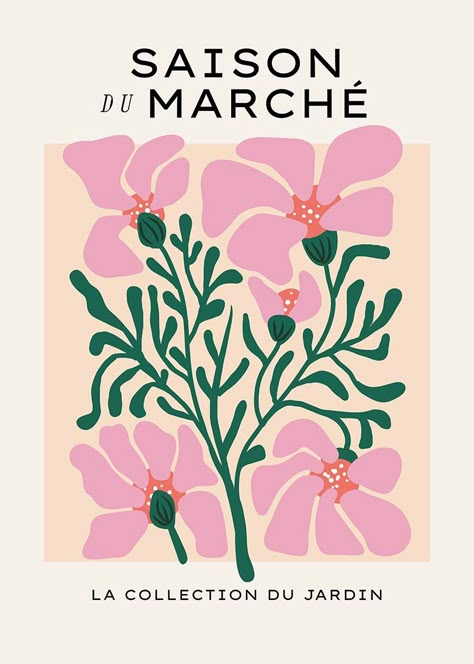 Bring the beauty of market season into your home with our Minimal Flowers Art Print. Hand-drawn in a Matisse-style, the pastel colors and French-inspired design add a sophisticated touch to any room. Printed on high-quality paper, the vibrant abstract style exudes a spring interior vibe. Elevate your decor with this sophisticated piece! Abstract Art People, Abstract Art Bedroom, Abstract Art Flowers, Abstract Art Drawing, Abstract Art Living Room, Framed Flower Art, Drawing Colorful, Illustration Rose, Living Room Colorful