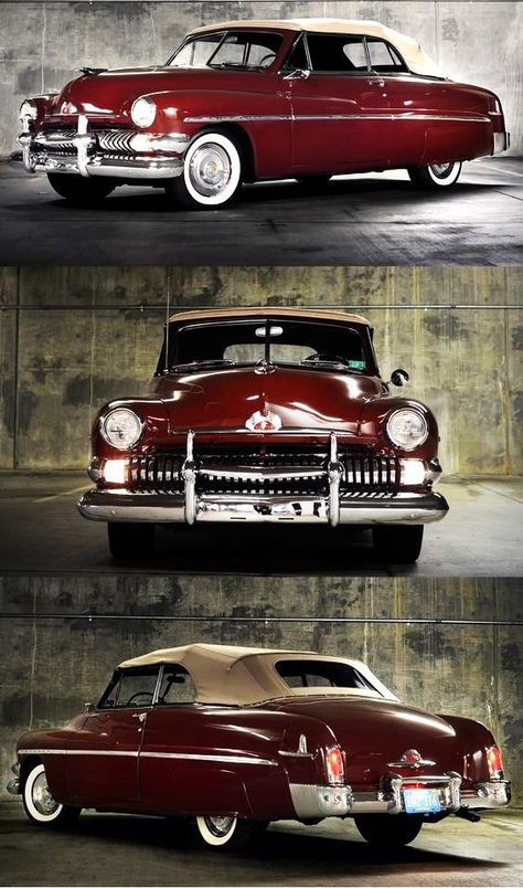 Cars From Different Angles, 1951 Mercury, Vintage Cars 1950s, Old American Cars, Old Vintage Cars, Mercury Cars, Best Classic Cars, American Classic Cars, Ford Classic Cars