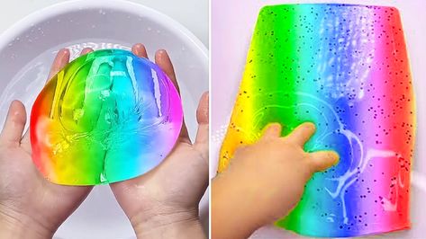 Oddly Satisfying Slime - Relaxing Slime Videos Credit: https://youtu.be/yy-MHAYvlAo Tages: #relaxing #satisfying #Videos #slime #ASMR #relax #ASMRday #stayselcaday #NationalBestFriendsDay #DIYレシピチェッカー  #YourEyesTell Youtube Slime, Rainbow Slime, Glossy Slime, Most Satisfying Video, Satisfying Videos, Friends Day, Slime Videos, Falling Asleep, Slime Asmr