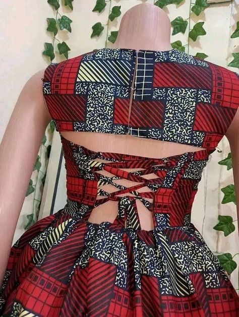 Chitenge Dresses, Chitenge Outfits, Kitenge Designs, Corset Fashion Outfits, Classy Short Dresses, Modest Dresses Fashion, Chic Dress Classy, African Print Dress Ankara, African Print Clothing