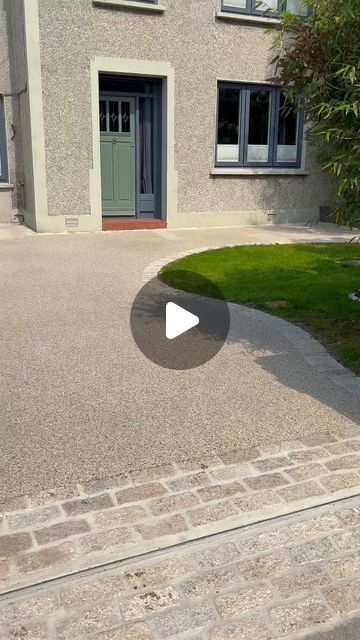 Pravish Howlodhur on Instagram: "Resin Bound Surfacing project completed by @prestigepaving.ie , Seashore Blend, was used in this Driveway Transformation. #resin #resinart #resinpour #resinbound #resinboundsurfacing #driveway #drivewaygoals #drivewaytransformation #paving #pavers #construction #civilengineering #landscape #reels" Resin Bound Driveways, Resin Driveway, Resin Patio, House Extension Plans, Paving Ideas, Driveway Paving, Gravel Driveway, Paver Driveway, House Extensions