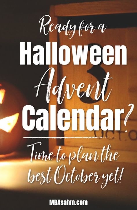 This Halloween Advent calendar is the perfect family Halloween activity that will make the whole month of October exciting! Halloween Countdown Ideas, October Advent Calendar, Halloween Advent Calendar Ideas, 12 Days Of Halloween, Halloween Advent Calendar Diy, Halloween Advent Calendar, Halloween Countdown Calendar, Advent Calendar Gifts, Days Until Halloween