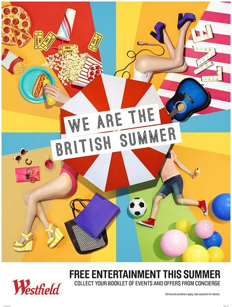 Showcase and discover creative work on the world's leading online platform for creative industries. Westfield London, Kids Workshop, Working In Retail, Summer Poster, Summer Campaign, British Summer, Live Entertainment, Advertising Poster, Creative Ads