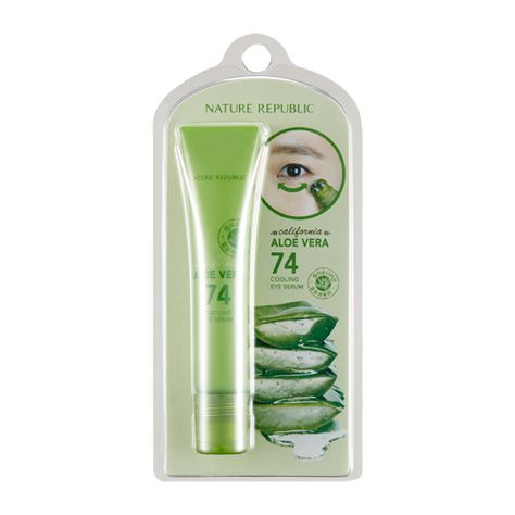 Eye Routine, Nature Republic Aloe Vera, Eye Cream For Dark Circles, Nature Republic, The Face Shop, Korean Cosmetics, Skin Food, Eye Serum, Eye Gel