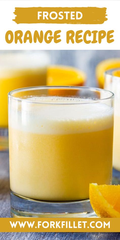 In this blog, I will share with you a Frosted Orange Recipe that is super refreshing. It's easy – it's really yummy! Orange Bang Recipe, Orange Milkshake, Orange Recipe, Orange Frosting, Orange Juice Concentrate, Fresh Fruit Salad, Juice Concentrate, Orange Recipes, Grilled Cheese Sandwich