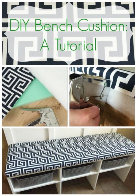 Diy Bench Cushion, Diy Bank, Garden Bench Diy, Making A Bench, Bench Seat Cushion, Quotes Tattoos, Bench Pillows, Diy Garden Furniture, Diy Bench