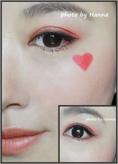 Hearts On Cheeks Makeup, Heart Cheek Makeup, Heart On Cheek, Dolly Makeup, Makeup Routines, Concert Fit, Cheek Makeup, Quick Makeup, Dope Makeup