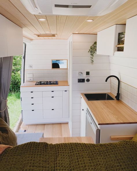 Van Conversion Layout, Campervan Bed, Paint Walls, Campervan Rental, Campervan Hire, Van Conversion Interior, Rv Homes, Campervan Life, Build A Camper Van