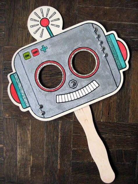 Diy Robot Projects Easy, Robot Crafts For Toddlers, Robot Craft Ideas, Robot Crafts For Preschoolers, Robot Project Ideas, Robot Masks, Robot Crafts, Robot Project, Robot Mask