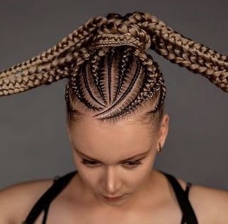 Braided Hairstyles For Black Women Cornrows, Feed In Braids Hairstyles, Goddess Braids Hairstyles, Braids Styles, Afrikaanse Mode, Braids Hairstyles Pictures, Braided Cornrow Hairstyles, Quick Braided Hairstyles, Girl Braids