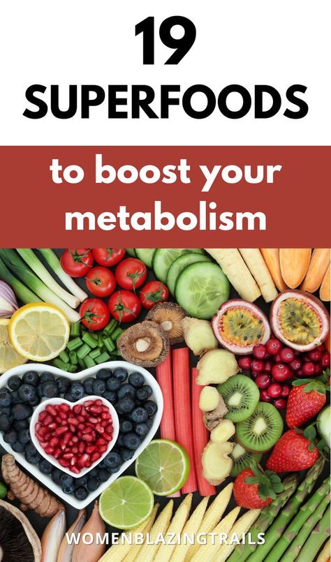 If you need to boost your metabolism to help you lose weight and have more energy, here are 19 super foods that will do just that. As we age, our metabolism slows down but you can give it a boost with the proper diet and nutrition. These 19 foods will help boost your metabolism, give you more energy and help your overall health. healthy diets|foods for metabolism|how to lose weight|how to have more energy|how to boost your metabolism 5 Foods To Boost Metabolism, Foods To Help Boost Metabolism, Foods That Help Metabolism, Foods Boost Metabolism, Meals That Boost Metabolism, Improve Metabolism Tips, Lumen Metabolism Recipes, Morning Metabolism Boost Drink, 5 Metabolic Superfoods