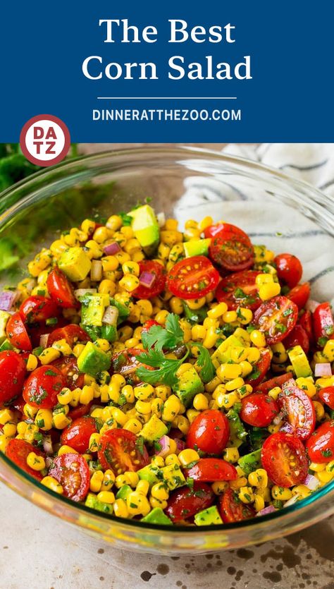 Easy Corn Salad, Easy Corn, Asian Slaw, Cilantro Lime Dressing, Orange Salad, Spicy Dishes, Seafood Salad, Avocado Tomato, Lime Dressing