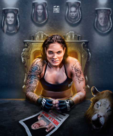 Amanda Nunes #UFC239, Danilo de Almeida on ArtStation at https://www.artstation.com/artwork/A954kV Female Mma, Mma Motivation, Ufc Poster, Mma Videos, Mma Girls, Amanda Nunes, Mma Workout, Ufc Boxing, Ufc Women