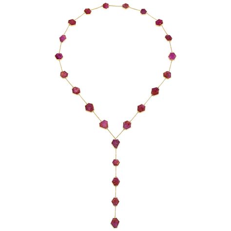 Ruby pendant set