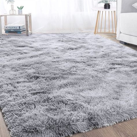 XL Luxe Comfortable Long Shag Rug (200 x 300, Dove Grey) Round Shag Rug, Apartment Rugs, Nursery Accents, Aqua Rug, Luxe Bedroom, Luxury Coffee Table, Outdoor Inflatables, Bedroom Flooring, Shaggy Rug