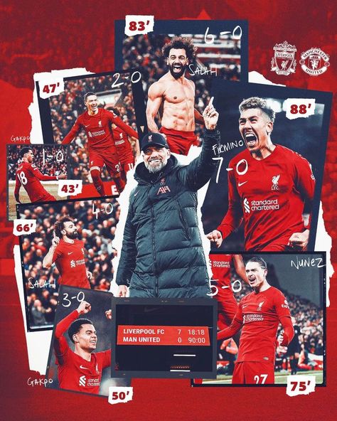 For the fans, this is another night to witness history, and the unpredictability of the Premier League endows it with the ultimate charm Liverpool Poster Design, Lion King Quotes, Liverpool Poster, Liverpool Anfield, Liverpool Manchester United, Sports Design Inspiration, Fc Liverpool, Sport Poster Design, Sports Graphic Design