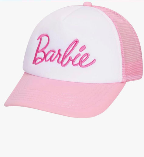 Barbie Soft Cotton Womens Cap With Curved Brim hat Barbie Merchandise, Cute Winter Hat, Pink Trucker Hat, Cute Winter Hats, Barbie Hat, Kids Baseball Caps, Pink Baseball Cap, Barbie Logo, Barbie Costume