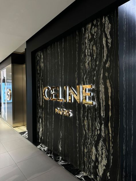 Celine Logo Aesthetic, Celine Store Aesthetic, Lisa Celine Aesthetic, Celine Core, Branded Wallpaper, Luxury Brands Aesthetic Wallpaper, Celine Wallpaper, Celine Aesthetic, Chanel Background