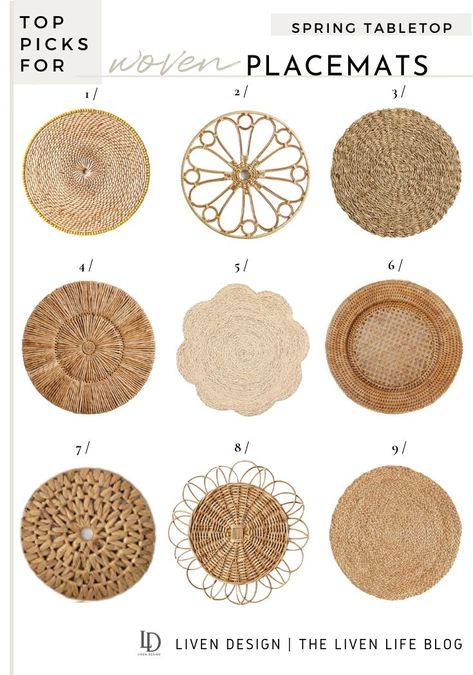 Chargers Plates Table Setting, Table Runner Round Table, Round Table Settings, Rattan Charger Plate, Table Chargers, Woven Charger, Bamboo Placemats, Bamboo Flatware, Rattan Charger