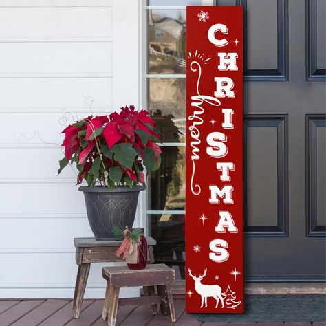 Christmas Decorations For Front Door, Christmas Signs Wood Front Porches, Patriotic Porch Signs, Joy Decorations, Signs Christmas, Christmas Wooden Signs, Fall Wood Signs, Wooden Welcome Signs, Barn Wood Signs