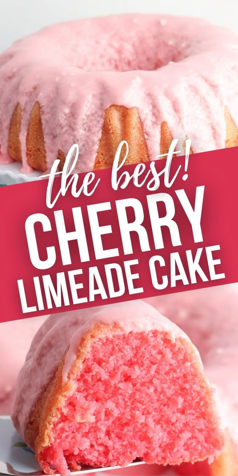 Cherry Lemon Sundrop Cake Recipe, Sundrop Cake, Cherry Cake Recipe, Cake Mix Recipe, Easy Cakes To Make, Pie Cheesecake, Easter Sweets, Strawberry Dessert, Cherry Limeade