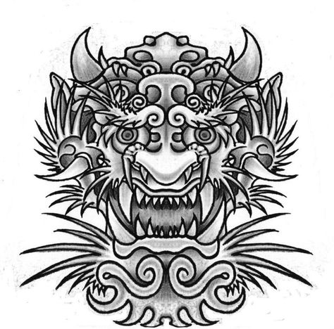 Japanese Dragon Face Tattoo, Japanese Face Tattoo, Dragon Face Tattoo Design, Dragon Face Tattoo, Dragon Tattoo Face, Dragon Head Tattoo, Dragon Japanese, Tattoo Dragon, Tattoo Face