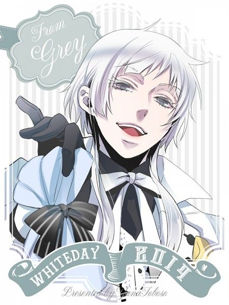 View full-size (600x800 151 kB.) Charles Grey, Yana Toboso, White Day, Fnaf Characters, Manga Anime, Grey, Anime, Black, Art