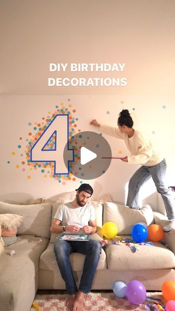 35K likes, 186 comments - camillia_lee on January 9, 2024: "How I made the number 4 wall decoration for my son’s 4th birthday 🎈 This was the first year my son knew the exact day of his birthd...". Number Birthday Decorations, 9 Th Birthday Ideas For Boy, Number 6 Birthday Decoration, Diy Birthday Number Decorations, 3 Year Birthday Pictures, Birthday Easy Decorations, 40th Birthday Decorations Diy, Birthday Ideas For 12 Year Boy, 5th Birthday Ideas For Boys At Home