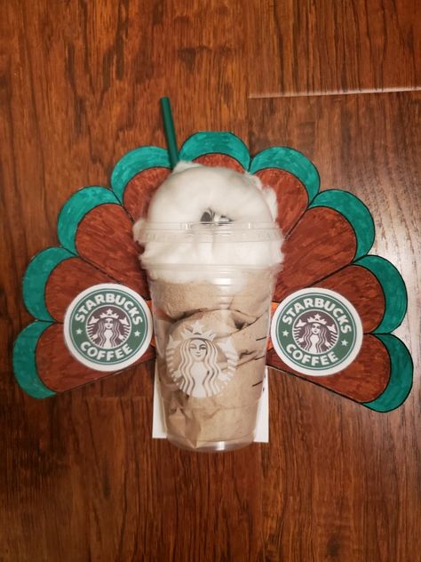 Turkey In Disguise Starbucks, Turkey Disguise Snow Globe, Starbucks Turkey Disguise, Disguise A Turkey Starbucks, Turkey Disguise Project Girl, Disguise A Turkey Stitch, Disguise A Turkey Project Ideas Creative, Grinch Turkey In Disguise, Tom The Turkey Disguise Ideas