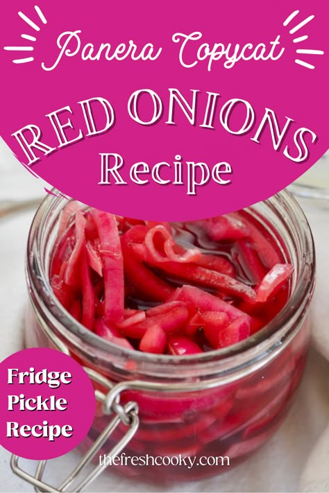 Sweet Pickled Red Onions Recipe, Water Bath Canning Pickled Red Onions, Canned Red Onions, Red Wine Vinegar Pickled Onions, Best Pickled Onions Recipe, Picketed Red Onion Recipe, Refrigerator Pickled Red Onions, Simple Pickled Red Onions, Picketed Red Onions