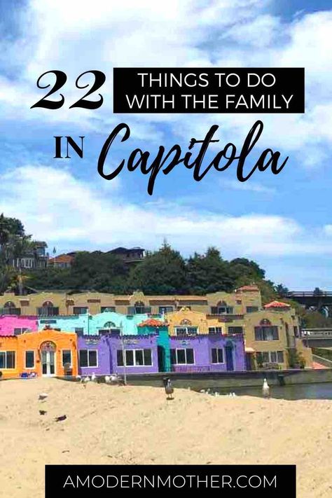 Capitola California Things To Do In, New Brighton Beach, Capitola California, Capitola Beach, Northern California Travel, California Trip, California Destinations, Mother Family, Brighton Beach