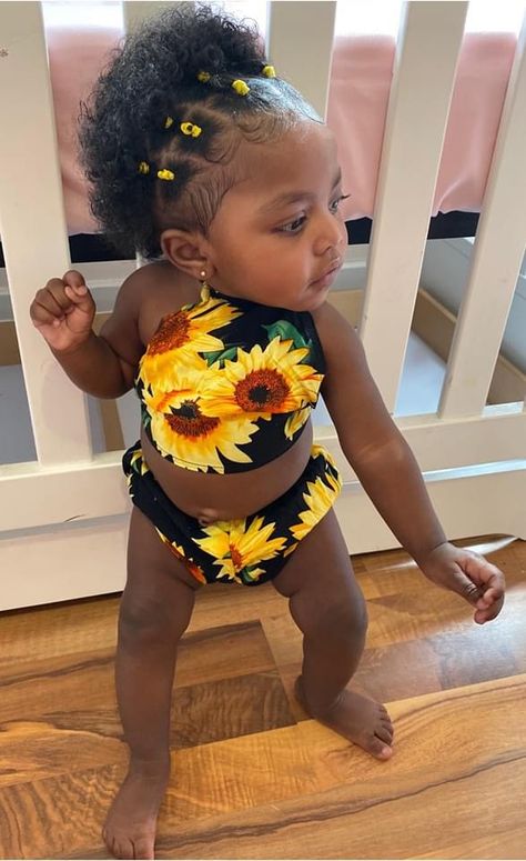 Hairstyles For Babies Black, Baby Girl Hairstyles Infant Black, Infant Hairstyles Black, Black Babies Hairstyles Infant, Simple Protective Styles, Beaded Cornrows, Natural Hairstyles For Black Kids, Black Baby Hairstyles, Morning Before School