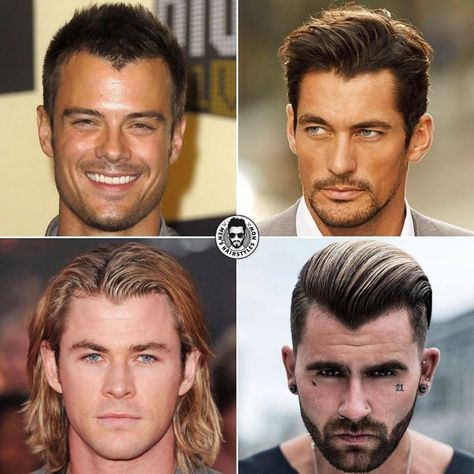 Long Hair Widows Peak Men, Widows Peak Mens Haircut, Mens Haircut Widows Peak, Haircuts For Widows Peak, Widows Peak Hairstyles Mens, Widows Peak Hairstyles, Slicked Back Bun, Headband Braid, Fade Undercut