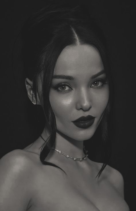 Dove cameron aesthetic, dove cameron icons Dove Cameron Aesthetic Dark, Mob Wife Aesthetic Hair, Dove Cameron Dark Hair, Dove Cameron Black And White, Aesthetic Dove Cameron, Dove Cameron Black Hair, Dove Cameron Poster, Dove Cameron Wallpaper, Dove Cameron Aesthetic