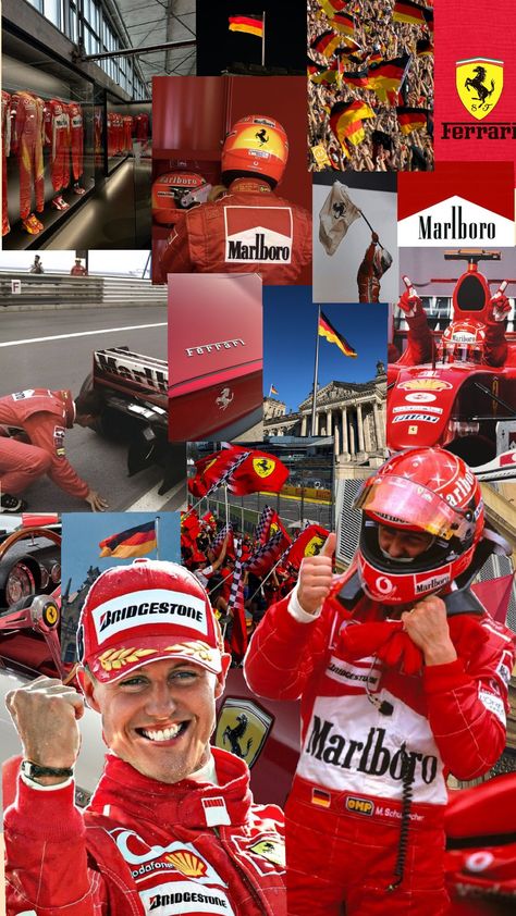 #Schumacher #Michael #MichaelSchumacher #ferrari #f1 #corrida #race #germany #alemanha #alemao #formula1 Michael Schumacher Wallpaper, Schumacher Wallpaper, Mick Schumacher, Mclaren Mercedes, Car Poster, Ferrari F1, Scuderia Ferrari, Michael Schumacher, Cat Icon