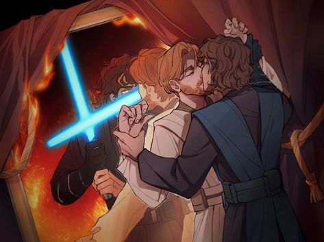 Sith Obi Wan, Obi Wan And Anakin, Obi Wan Kenobi Art, Anakin Darth Vader, Anakin Obi Wan, Star Wars Gif, Anakin And Padme, Star Wars Obi Wan, Star Wars Anakin